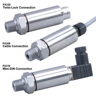 High Performance Pressure Transmitters, 4 to 20 mA Output - PX309 4 to 20 mA Output Series