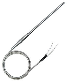 High Temperature Lead Wire (Inconel® 600 Braid over Nextel® Ceramic-Insulation) Rugged Thermocouple Transition Joint Probe-TJ36-XCIB Series