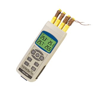 Portable Thermometer/Data Loggers with SD Card and Thermocouple Input-RDXL4SD and RDXL12SD