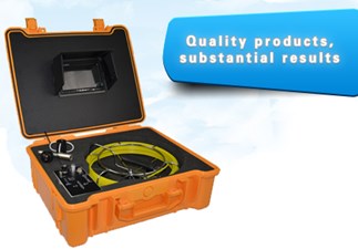 WOPSON Underwater Sewer Drain Pipe Inspection Camera with 512HZ Transmitter