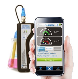 Wireless Transmitter for Smart Phones & Tablets  Temperature, pH, RTD & Relative Humidity